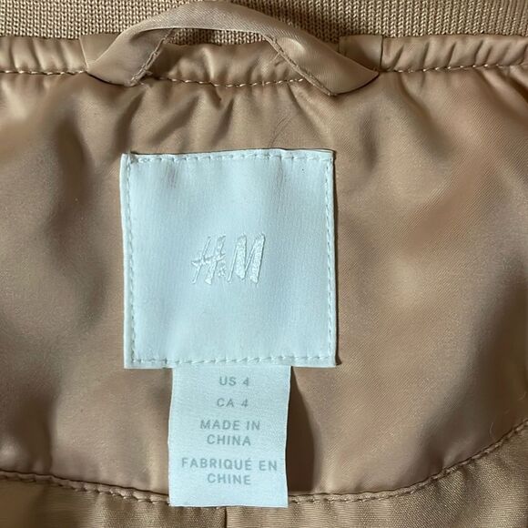 H&M satin style baseball jacket - Picture 6 of 7